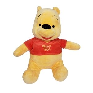 Winnie‎ The Pooh Plush Stuffed Animal Toy, Red Shirt - Disney